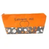 Discount Schlampermäppchen "Lehrerin mit Herz", Federmäppchen, Stifte Mäppchen Kinder Federmäppchen