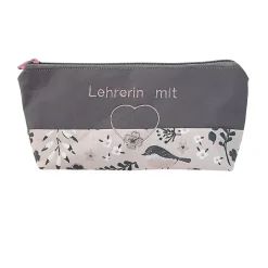 New Schlampermäppchen "Lehrerin mit Herz", Federmäppchen, Stifte Mäppchen Kinder Federmäppchen