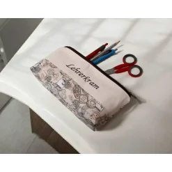 Discount Schlampermäppchen "Lehrerkram", Federmäppchen, Stifte Mäppchen Kinder Federmäppchen