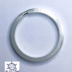 Accessoires|AlsterStruppi Schlüsselanhänger Echt-Silber 925 Ring - personalisiert