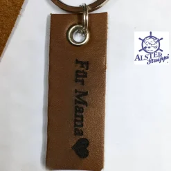 Accessoires|AlsterStruppi Schlüsselanhänger Echt-Silber 925 Ring - personalisiert