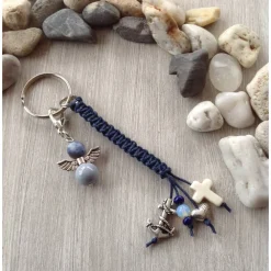Best Schlüsselanhänger 'Glaube, Liebe, Hoffnung' mit Engelcharm Geschenke