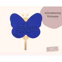 Einladungskarten|Always Amazing GbR Schmetterling Einladung Bastelset | Einladung Schmetterling | Basteln mit Kindern Schmetterling | Basteln Schmetterling