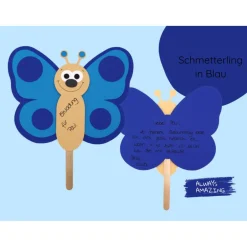 Einladungskarten|Always Amazing GbR Schmetterling Einladung Bastelset | Einladung Schmetterling | Basteln mit Kindern Schmetterling | Basteln Schmetterling