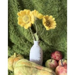 Herbst|Tanja Baumann LisTaS Schöne Sonnenblume Sonnenblumenstrauß Wollfilz Herbstdeko Erntedankfest
