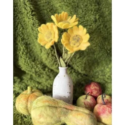 Herbst|Tanja Baumann LisTaS Schöne Sonnenblume Sonnenblumenstrauß Wollfilz Herbstdeko Erntedankfest