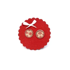 Hot Schneeflöckchen Ohrringe - Geschenk für Mädchen Weihnachtsaccessoires
