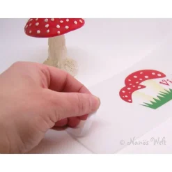 Clearance Schneeflöckchen Weißröckchen Gedicht auf Transparentpapier Lichthülle in schwarz-weiß Kerzen & Beleuchtung