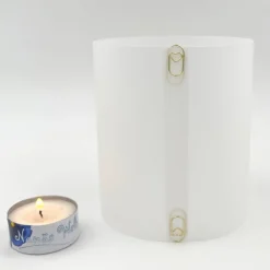 Clearance Schneeflöckchen Weißröckchen Gedicht auf Transparentpapier Lichthülle in schwarz-weiß Kerzen & Beleuchtung