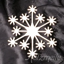 Baumschmuck|holzmeile Schneeflocke Lappland aus Holz