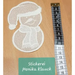 Discount Schneemann, gestickt Weihnachtsdeko