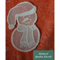 Discount Schneemann, gestickt Weihnachtsdeko