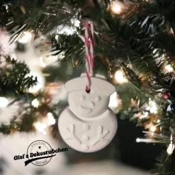 Baumschmuck|Gisi's Dekostübchen Schneemann, Keramik Weihnachten, Christbaumschmuck, Wohndeko