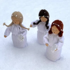 Best Schneemädchen - Schneeflöckchen - Jahreszeitentisch  - Winter - Weihnachtsdeko Winter