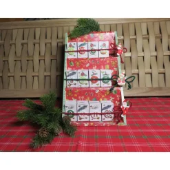 Schöner Adventskalender zum Füllen, aufwändig gestaltet Adventskalender