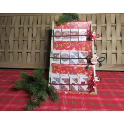 Clearance Schöner Adventskalender zum Füllen, aufwändig gestaltet Adventskalender