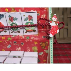 Clearance Schöner Adventskalender zum Füllen, aufwändig gestaltet Adventskalender