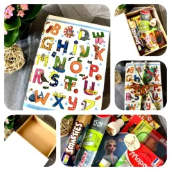 Schulanfang, Schulbox, Überraschung, 1. Schultag, fertige Geschenkbox, für Mädchen und Jungen Kinder Einschulung