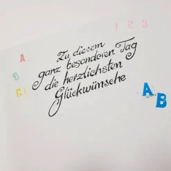 Glückwunschkarten|Rosarium Schule Mädchen Geldgeschenkkarte Grußkarte Zuckertüte ABC Glückwunschkarte