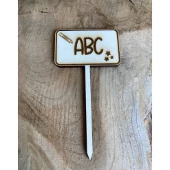 Schulkind Cake Topper Set personalisiert / Einschulung Deko / ABC Schultüte Kinder Einschulung