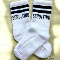 Discount Schulkind Socken,Tennissocken, Personalisierbar, Strümpfe, Geschenkidee Einschulung Kinder Einschulung