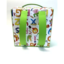 Discount Schulranzen Schultasche aus Karton – Handgemachte Geschenkverpackung zur Einschulung (14,5 x 16 x 7,5 cm) Kinder Einschulung