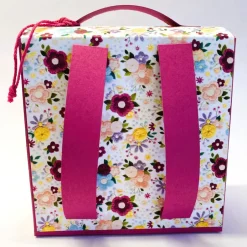 Discount Schulranzen Schultasche aus Karton – Handgemachte Geschenkverpackung zur Einschulung (14,5 x 16 x 7,5 cm) Kinder Einschulung