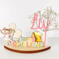 Schulstart Modul "hurra Schulkind" Mädchen Kinder Einschulung