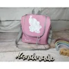 Kinderrucksack|Nähtante Christina Schultertasche, Kitatasche, Rucksack, Musikbox-Tasche, Elefant, rosa