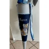 Best Schultüte aus Stoff bestickt mit einem kleinen Tiger, Namen und Datum 70cm Rohling Kinder Schultüten