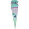 Clearance Schultüte aus Stoff für Geschwister, Stoffschultüte für Geschwister, Geschwistertüte,Geschwisterschultüte, Kindergartentüte für Mädchen Kinder Schultüten