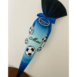 Schultüten|Tanjas Kreativzentrum Schultüte aus Stoff mit Fußballmotiv