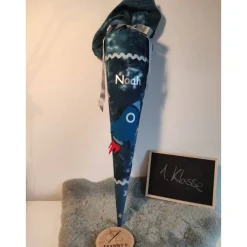 Best Schultüte aus Stoff Rakete 70cm Kinder Schultüten