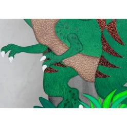 Best Schultüte Dinosaurier „T-Rex“ mit Vulkan 85 cm 6-eckig  Farbvarianten Kinder Schultüten