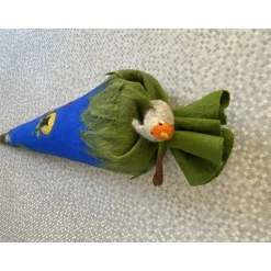 Clearance Schultüte Eule aus Filz,  Einzigartige Zuckertütenhülle für Jungen und  Mädchen Kinder Schultüten