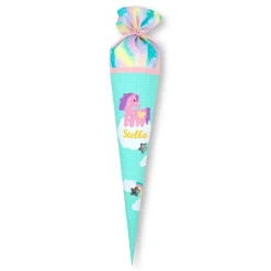Discount Schultüte Mädchen, Stoffschultüte Pferd, Schultüte aus Stoff, Schultüte mit Namen Kinder Schultüten