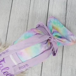 Sale Schultüte Stoff Glitzer Regenbogen Schmetterlinge Flieder Bunt 70cm 85cm   *personalisierbar und mit Kisseninlet Kinder Schultüten