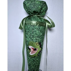 Clearance Schultüte Zuckertüte Dinosaurier T-Rex, personalisierbar Kinder Schultüten