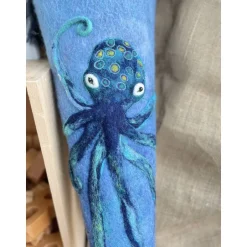 Schultüten|Tanja Baumann LisTaS Schultüte Zuckertüte Einschulung Octopus Wollfilz gefilzte Schultüte