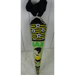 Clearance Schultüte, Zuckertüte, Fussballer auf Wunsch mit Namen und Einschulungstag bestickt  70 cm Länge Kinder Schultüten
