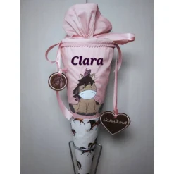 Best Schultüte Zuckertüte mit Boho Pferd, personalisierbar, kurzfristig lieferbar! Kinder Schultüten