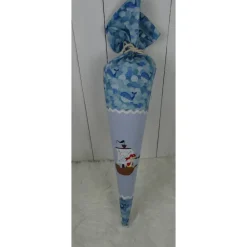 Clearance Schultüte, Zuckertüte, Piratenschiff auf Wunsch mit Namen und Einschulungstag bestickt  70 cm Länge Kinder Schultüten