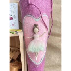 Schultüten|Tanja Baumann LisTaS Schultüte Zuckertüte Wollfilz Ballerina Einschulung Filztüte Mädchen