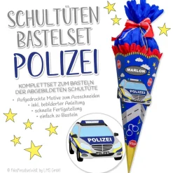 Schultüten|KikisKreativeWelt by LMS Schultüten Bastelset "Polizei"