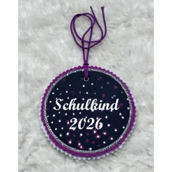 Schultüten|Tanjas Kreativzentrum Schultütenanhänger Button Schulkind 2026 für die Schultüte oder Schulranzen zum Anhängen