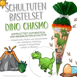 Sale Schultüten-Bastelset "Dino Chasmo" Kinder Schultüten