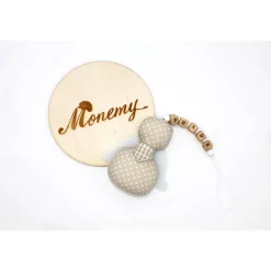 Schutzengel / Glücksbringer beige mit Namen personalisiert / Engel aus Stoff / Geschenk zur Geburt & Taufe Geschenke