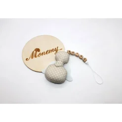 Schutzengel / Glücksbringer beige mit Namen personalisiert / Engel aus Stoff / Geschenk zur Geburt & Taufe Geschenke