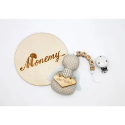 Schutzengel / Glücksbringer beige mit Namen personalisiert / Engel aus Stoff / Geschenk zur Geburt & Taufe Geschenke