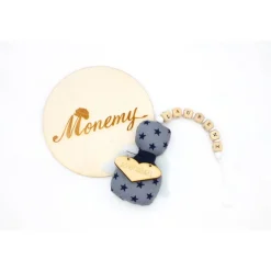 Best Schutzengel / Glücksbringer grau Sterne mit Namen personalisiert / Schutzengel Taufe / Engel aus Stoff / Geschenk Geburt Geschenke
